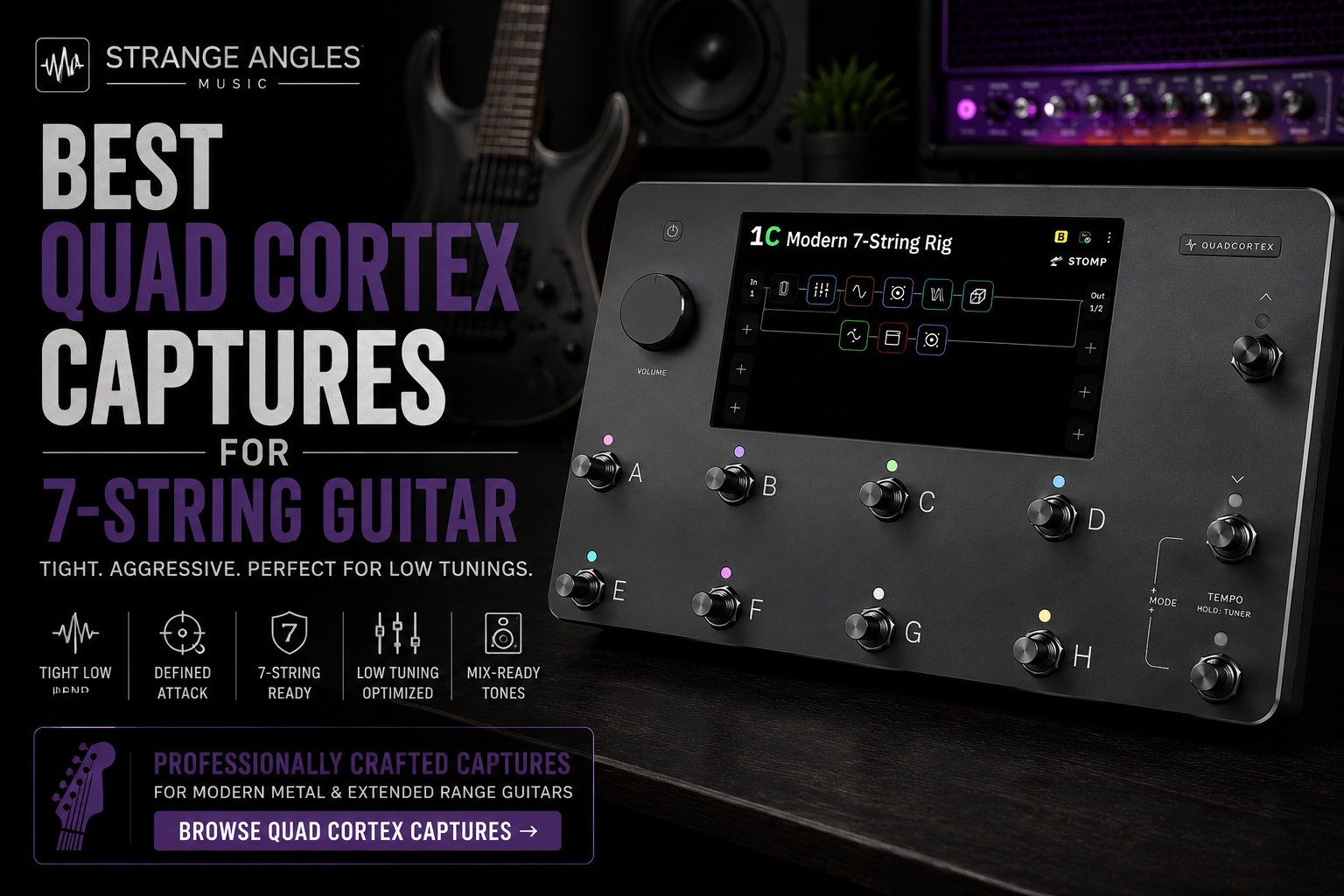 Best Quad Cortex Captures for 7-String Guitar | Metal Guide